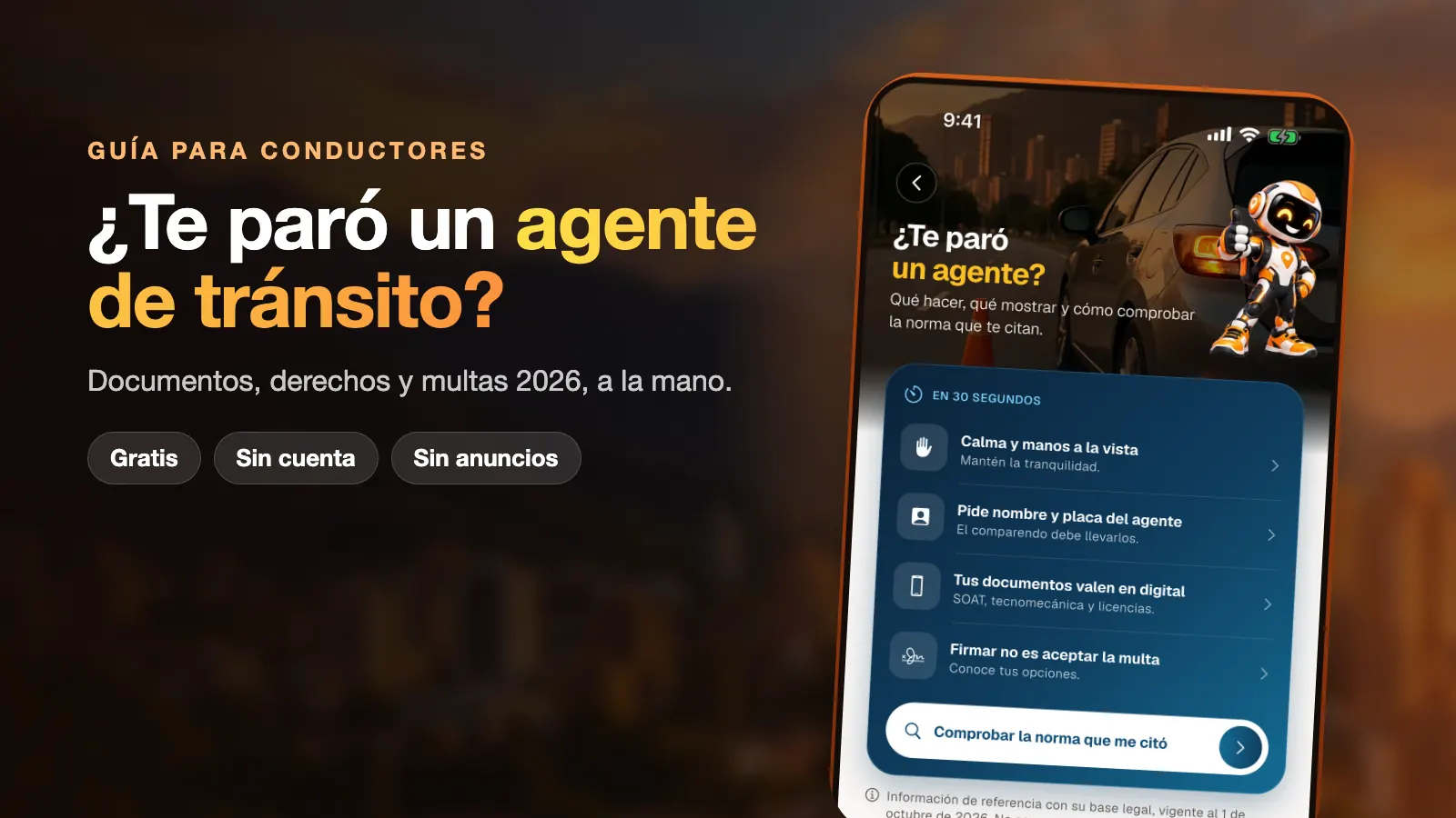 ¿Te paró un agente de tránsito? Qué hacer, qué documentos mostrar y cuánto cuestan las multas (2026)