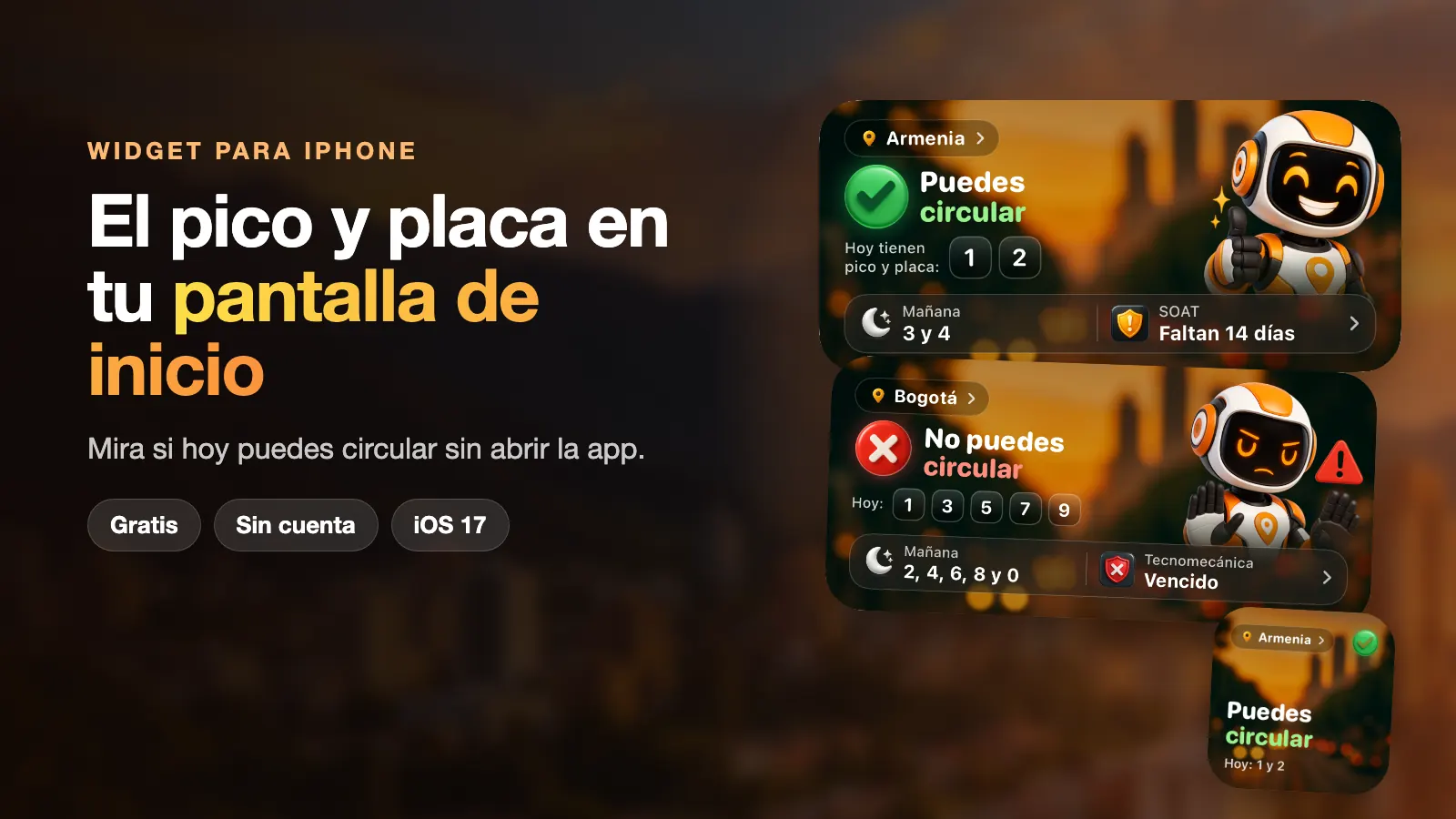 Widget de pico y placa en el iPhone: cómo ponerlo en tu pantalla de inicio
